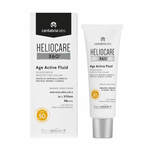 Kem chống nắng chống lão hoá Heliocare 360 age active fluid